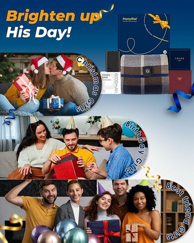 Heated Scarf Gift for Men Intelligent Rechargeable 6000mAh Battery Packs Winter Gifts in Saudi Arabia