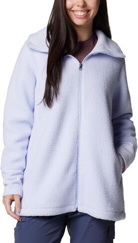 Columbia Womens Blue Point Creek Fleece Full Zip Dark Stone Small in Saudi Arabia