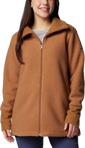 Columbia Womens Blue Point Creek Fleece Full Zip Dark Stone Small in Saudi Arabia