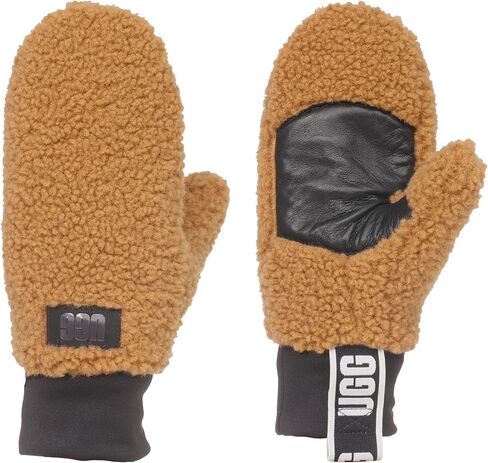 UGG Women Uggfluff Mitten With Logo Tape in Saudi Arabia