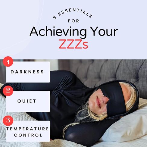 Cooling Sleep Hoodie & Attached Eye Mask for Women or Men - Proven Sleep Aid: Reduces Light, Noise & Temperature in Saudi Arabia
