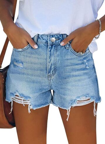 MODARANI Denim Shorts for Women Distressed Jean Shorts Ripped Summer Hot Short in Saudi Arabia
