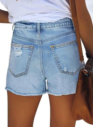 MODARANI Denim Shorts for Women Distressed Jean Shorts Ripped Summer Hot Short in Saudi Arabia