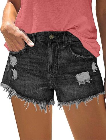 MODARANI Denim Shorts for Women Distressed Jean Shorts Ripped Summer Hot Short in Saudi Arabia