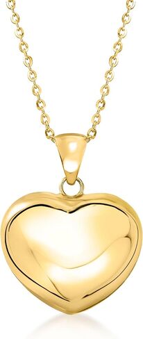 Ross-Simons Italian 18kt Yellow Gold Heart Pendant in Kuwait