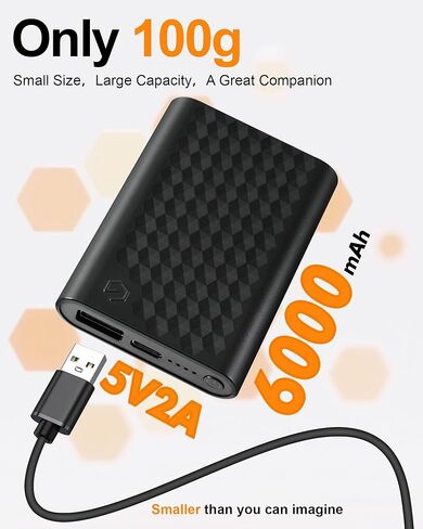 Wulcea الجرافين وشاح ساخن للنساء 5V2A 6000mAh شحن سريع بطارية ذات سعة كبيرة in Saudi Arabia