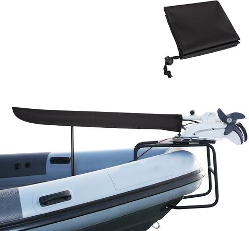 Waterproof Tiller Cover 48",Heavy Duty 481D Oxford Waterpoof Sailboat Tiller Cover,Slip-on Tiller Cover(121.92 * 16.51cm),Grey in Saudi Arabia