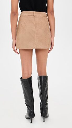 Women's Collins Faux Suede Mini Skirt in Saudi Arabia