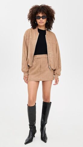 Women's Collins Faux Suede Mini Skirt in Saudi Arabia