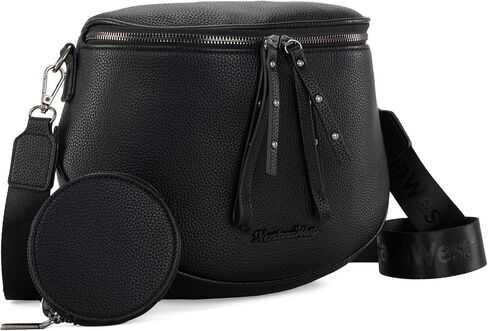 Montana West Large Crossbody Bags for Women Bum Bag Sling Purse with Adjustable Strap in Saudi Arabia