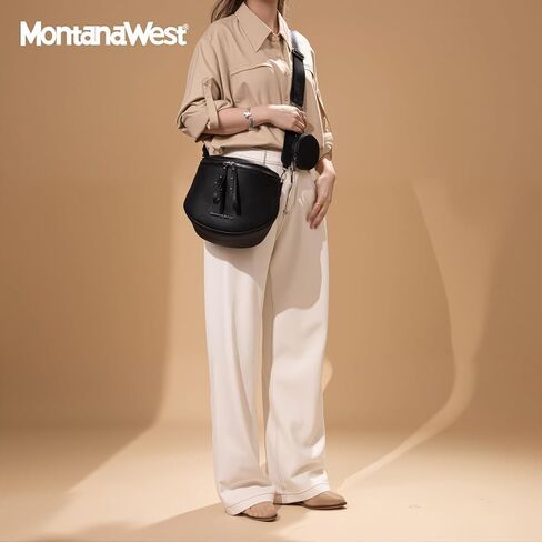 Montana West Large Crossbody Bags for Women Bum Bag Sling Purse with Adjustable Strap in Saudi Arabia