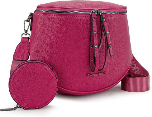Montana West Large Crossbody Bags for Women Bum Bag Sling Purse with Adjustable Strap in Saudi Arabia