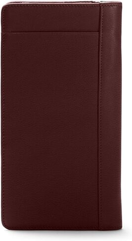 Leatherology Bordeaux Travel Zip Organizer Wallet, Passport Holder, RFID Available, Full Grain Leather in Saudi Arabia