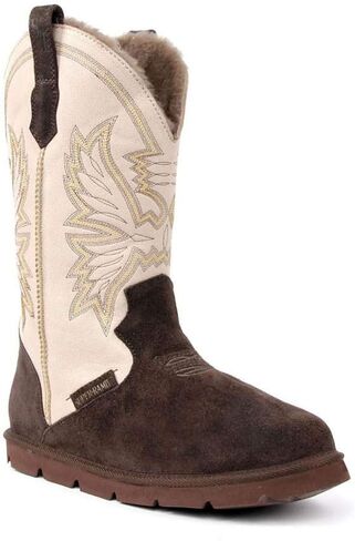 SUPERLAMB Men’s Cowboy Suede Leather Boots in Saudi Arabia