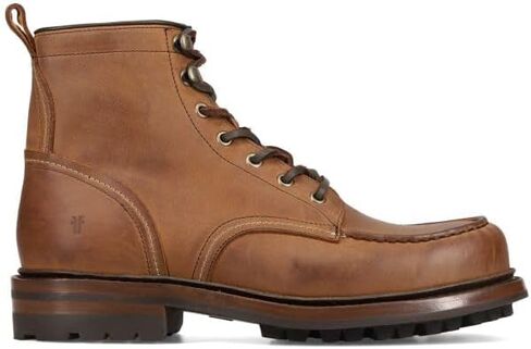 حذاء Frye Hudson Workboot للرجال ذو مقدمة سادة، صناعي وإنشائي، جلد سويدي مشمع، عمود 6 بوصات، بطانة جلدية in Kuwait