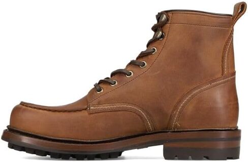 حذاء Frye Hudson Workboot للرجال ذو مقدمة سادة، صناعي وإنشائي، جلد سويدي مشمع، عمود 6 بوصات، بطانة جلدية in Kuwait