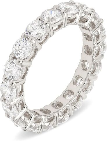 هيوستن دايموند ديستريكت 1 إلى 3 قيراط قطع دائري من LAB GROWN Diamond Eternity Band (لون D-E Clarity VS1-VS2) in Kuwait