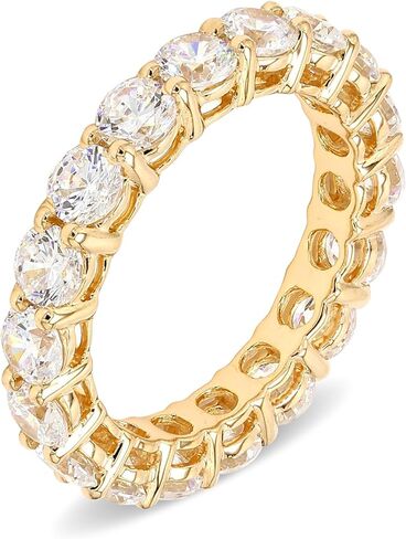 هيوستن دايموند ديستريكت 1 إلى 3 قيراط قطع دائري من LAB GROWN Diamond Eternity Band (لون D-E Clarity VS1-VS2) in Kuwait