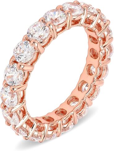 هيوستن دايموند ديستريكت 1 إلى 3 قيراط قطع دائري من LAB GROWN Diamond Eternity Band (لون D-E Clarity VS1-VS2) in Kuwait
