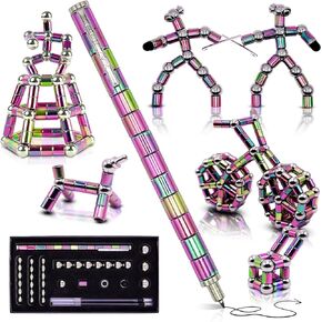 Dynastor Cool Fidget Magnetic Pens Gifts, Unique Birthday Men Gifts for Him, Christmas Stocking Stuffers for Adult Teens Boys Gifts, Novelty Son Nephew Gifts for Boyfriend Husband in Saudi Arabia