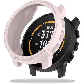 Miimall Compatible for SUUNTO 9 Peak Case, SUUNTO 9 Peak Pro Protector All-Inclusive TPU Shockproof Armored Lightweight Protective Case for SUUNTO 9 Peak/9 Peak Pro - Black