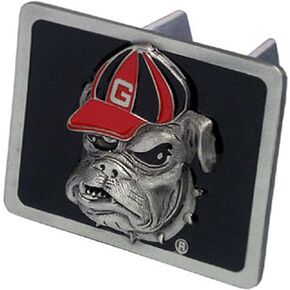 NCAA Georgia Bulldogs Trailer Hitch Cover, Class III