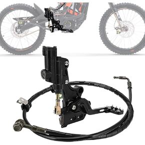IUVWISN Motorcycle Hydraulic Foot Brake Pedal Lever Kit CNC for Surron Sur Ron Light Bee X/S/LBX Segway X260 X160 Electric Dirt Bike EBike