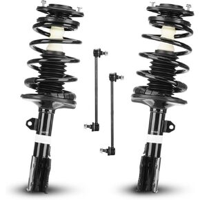 دعامات أمامية ممتصة للصدمات مجموعة وصلات شريطية مناسبة لسيارة Toyota Prius 2004 2005 2006 2007 2008 2009، استبدال 172358 172357 K90433 (4 قطع) in Kuwait