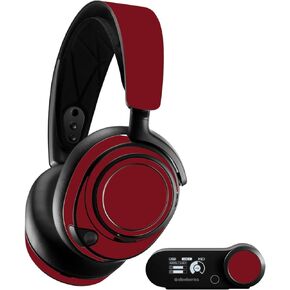 MightySkins Skin Compatible with SteelSeries Arctis Nova Pro - Solid Burgundy | Protective, Durable, and Unique Vinyl Decal wrap Cover | Easy to Apply, Remove, and Change Styles | Made in The USA