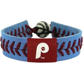 GameWear Philadelphia Phillies Bracelet Team Color Baseball Retro P Logo