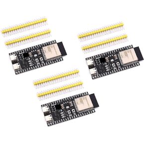 Teyleten Robot ESP32-S3-DevKitC-1-N8R2 لوحة تطوير ESP32-S3 واي فاي + وحدة BLE MCU تدمج وظائف Wi-Fi وBLE الكاملة 3 قطع