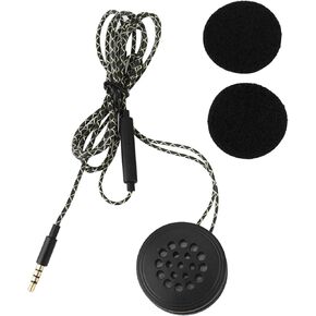 Motorcycle Helmet Headset Headphone Speakers Support Hands Calling Headset, Universal Racing for Motorcycle, Wired Sports Earphone with 3.5mm Male Connector