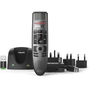 Philips SMP4000 with Philips ACC4100 AirBridge Wireless Receiver for SpeechOne and SpeechMike Premium Air
