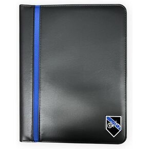 Thin Blue Line Police Memo Pad Holder - Padfolio Police Prayer Print American Flag Magnet and Decals