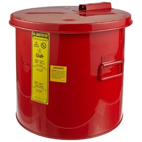 Justrite 27605 5 Gallon Dip Tanks, 14"H x 15"W, 16" Dia (Pack of 1)