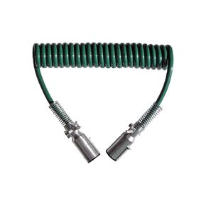 Road Superior Truck Parts 15 ft Single Pole Coiled Electric Liftgate Charging Cable with 2 x 12 Leads