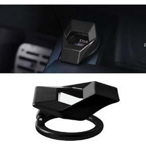 Carbon Fiber Engine Start/Stop Button Cover, Zinc Alloy Car Power Control Trim, Anti-Scratch Car Button Decoration Ring, Push Start Button Ignition Protective Cover Universal for Cars (Carbon Fibre)