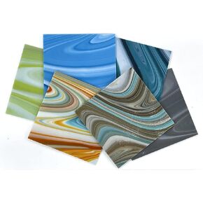 COE96 Oceanside 6 بوصة × 6 بوصة زجاج احتياطي متنوع من 6 عبوات in Kuwait