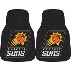 FANMATS NBA Unisex-Adult Front Carpet Car Mat Set - 2 Pieces