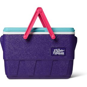 Igloo Special Edition 25 Quart Full Sized Picnic Basket Hard Side Insulated Cooler with Molded in Side Handles