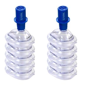WNL Products 5000IMV Infant CPR Practi-MASK & Valve Combo Pack, 10 CPR Training Masks, and 10 CPR Training Valves Fits All WNL Training Masks (10 Pack)