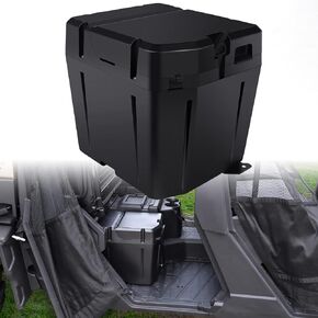 CUSAUTV Under Seat Dry Storage Box Compatible with Polaris Ranger XP 1000 2018-2023,Dual Bin Replace for #2882910