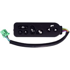 Seat Heater Memory Pedal Switch Front Left Driver Side Replacement for 2003-2006 Escalade Chevy Tahoe Avalanche Suburban GMC Yukon XL 1500 2500 15116862 901-196