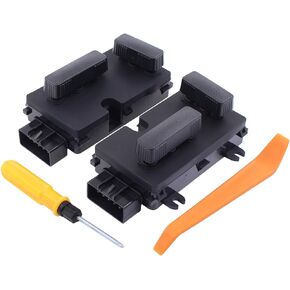 MOTOKU Power Seat Switch for Cadillac Escalade for Chevrolet Silverado Suburban Avalanche Tahoe for GMC Sierra Yukon 2002-2007 - Driver and Passenger Side 8 Way Seat Adjust Recliner Control Switch