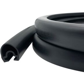 Tintvent RV Slide Out Seal، مجموعة استبدال RV Camper لممسحة الطقس D-Seal مقاس 15/16 بوصة (نظام انزلاقي)، 36 قدمًا