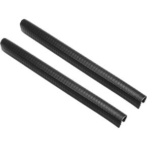 PATIKIL 8.7 Inch Skateboard Deck Guards Protector, 2 Pack Skate Deck Edge Protection Skateboard Protective Gear, Black