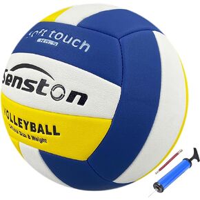 Senston Soft Volleyball Official Size 5 - Beach Volleyball for Indoor/Outdoor Play/Entertainment