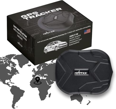 TKSTAR 4G GPS Tracker for Vehicles NO Subscription Hidden Magnetic GPS Tracker Locator Real-time Vehicle Tracking Devices with Electric Fence and Anti-Theft Alarm for Car/Motorcycle/Trucks/Fleet/Boat in Saudi Arabia