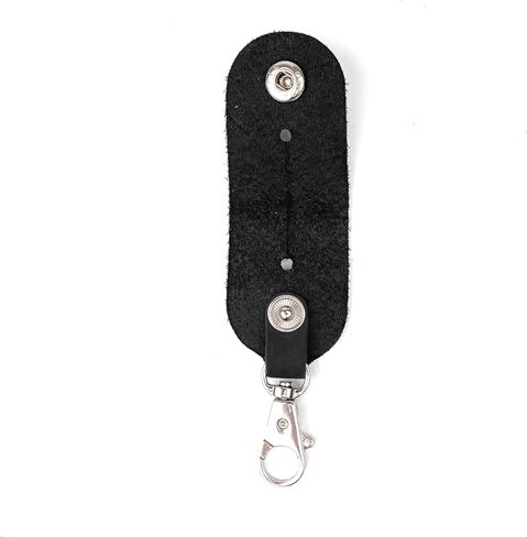 Handmade drumstick bag with a drum key holder, genuine leather drum stick holder (Large Bag, Black) in Kuwait