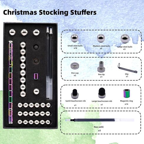 Dynastor Cool Fidget Magnetic Pens Gifts, Unique Birthday Men Gifts for Him, Christmas Stocking Stuffers for Adult Teens Boys Gifts, Novelty Son Nephew Gifts for Boyfriend Husband in Saudi Arabia